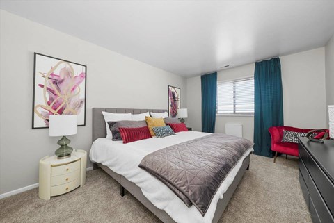 Gorgeous Bedroom at Whitcomb Terrace Apartments, Merrillville, IN, 46410