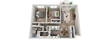 Arbor Floor Plan at The Preserve at Woodfield, Rolling Meadows, Illinois