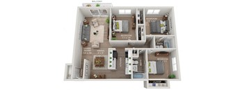 Arbor Evergreen Floor Plan at The Preserve at Woodfield, Illinois, 60008