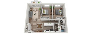 Meadow Floor Plan at The Preserve at Woodfield, Rolling Meadows, IL, 60008