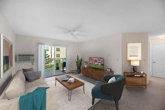 Virtually Staged Furniture at Rivers Edge Apartments, Waukesha, WI, 53186