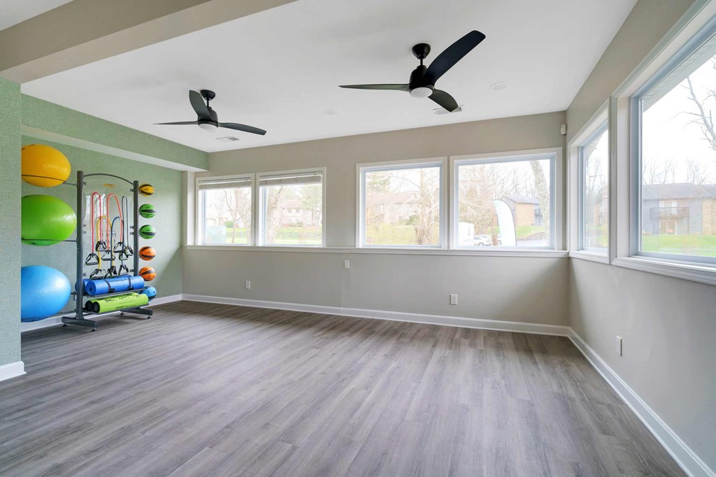 Stonewater Park gym exercise area