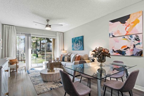 Dining Area at Coastline Apartments, Fort Walton Beach