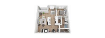 plan 1 bedroom 119