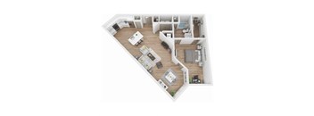 bedrooms floor plan  the residences at sawmill estates apartments in