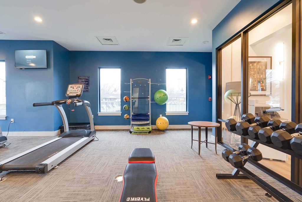 gym at Enclave at Breckenridge Apartments, Louisville, KY, 40220
