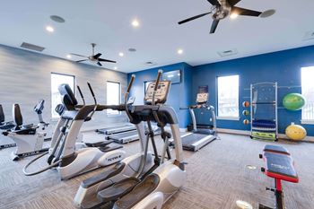 cardio equipment  at Enclave at Breckenridge Apartments, Louisville, KY, 40220