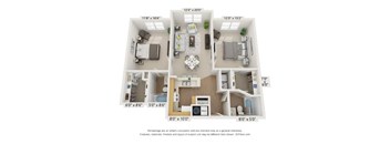 D Floor Plan at Vita on Grant, Merrillville, IN