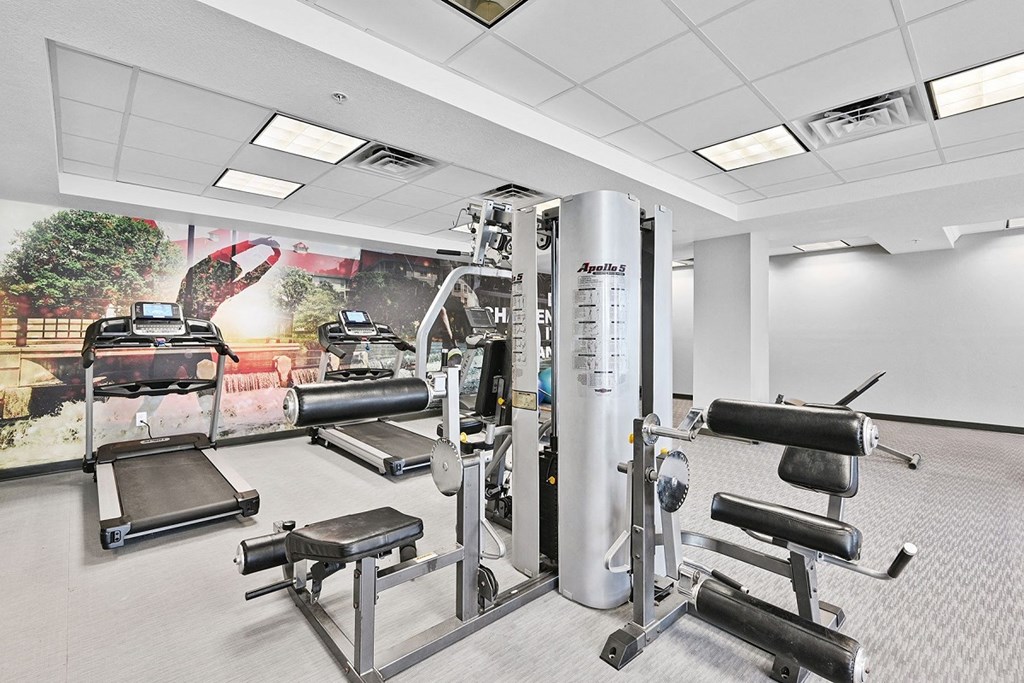 Fitness Center at Rivers Edge Apartments, Waukesha, WI