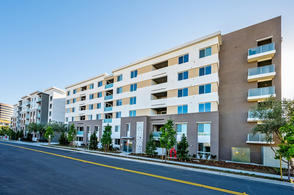 Wide Windows, Spacious Balcony, snow-view at the winter time.