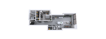bedroom floor plan an in 2d