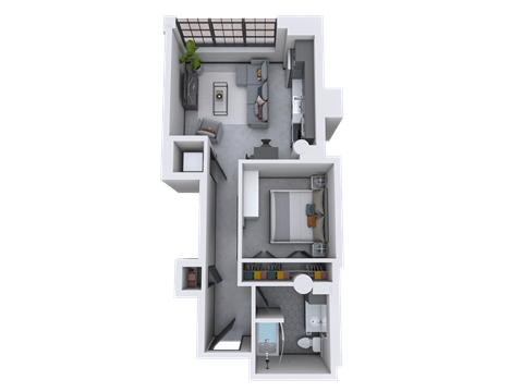 a floor plan of a house