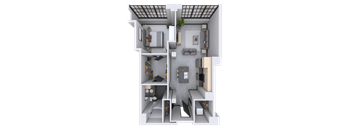 a view of the apartment from the top of the building