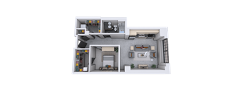 a view of the apartment from the top of the building