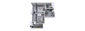 a view of the apartment from the top of the building