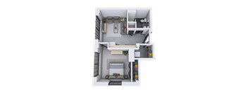 a view of the apartment from the top of the building