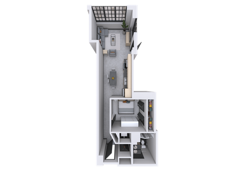 a floor plan of a house