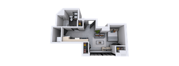 bedroom floor plan an image of a 3d house model royalty free 3d model preview no