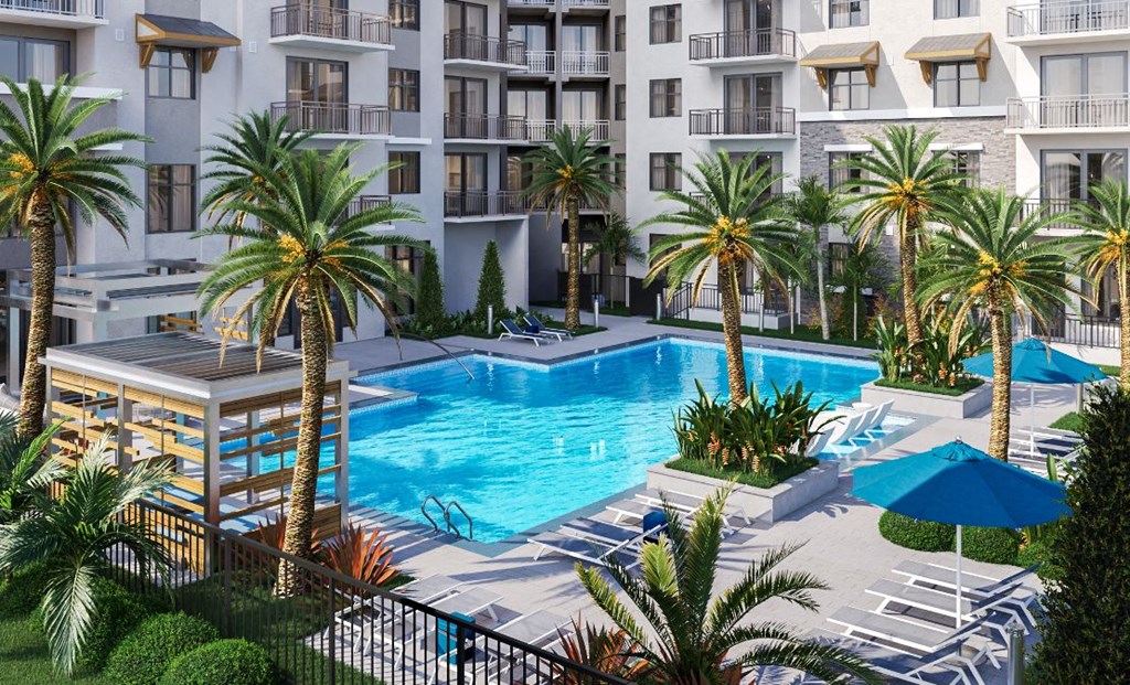 Large Swimming Pool at Mayla Pompano, Pompano Beach, 33062