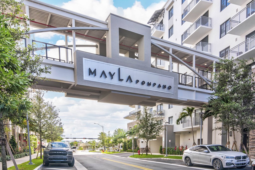 A street view at Mayla Pompano, Pompano Beach, 33062