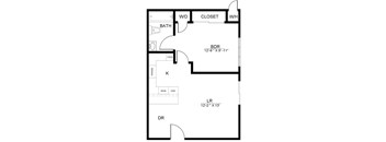 1 Bedroom 1 Bathroom