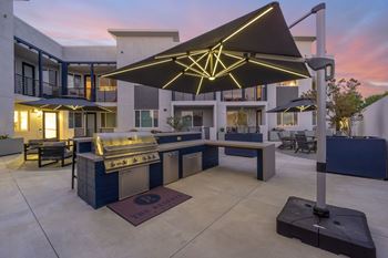 BBQ And Patio at The Reserve La Mirada, California