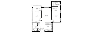 A Floor Plan at The Reserve La Mirada, La Mirada, California