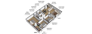 2 bed 2 bath at Tamarack Sands Apartment Homes, Carlsbad, California