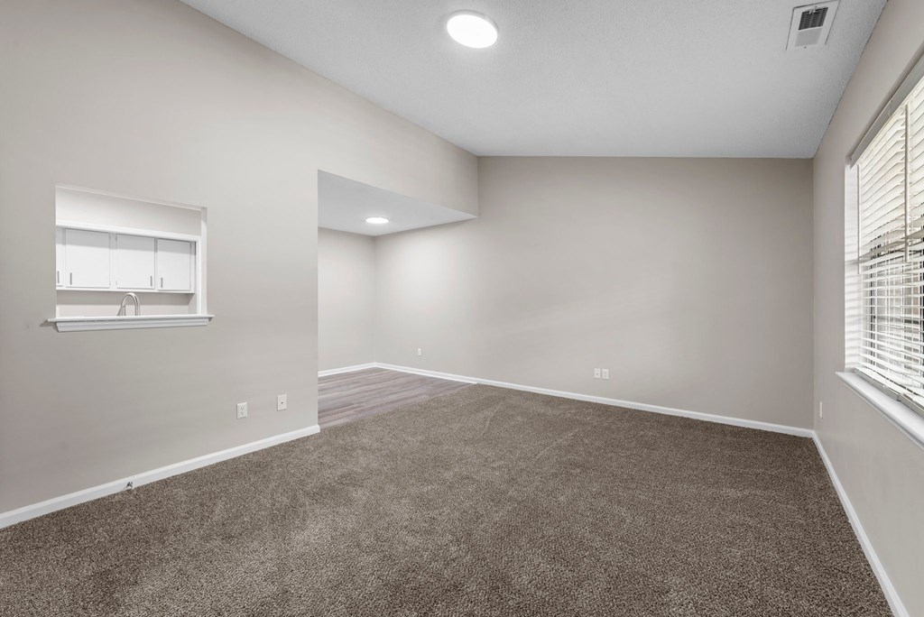 apartment living room at Bennett, Greenville, North Carolina