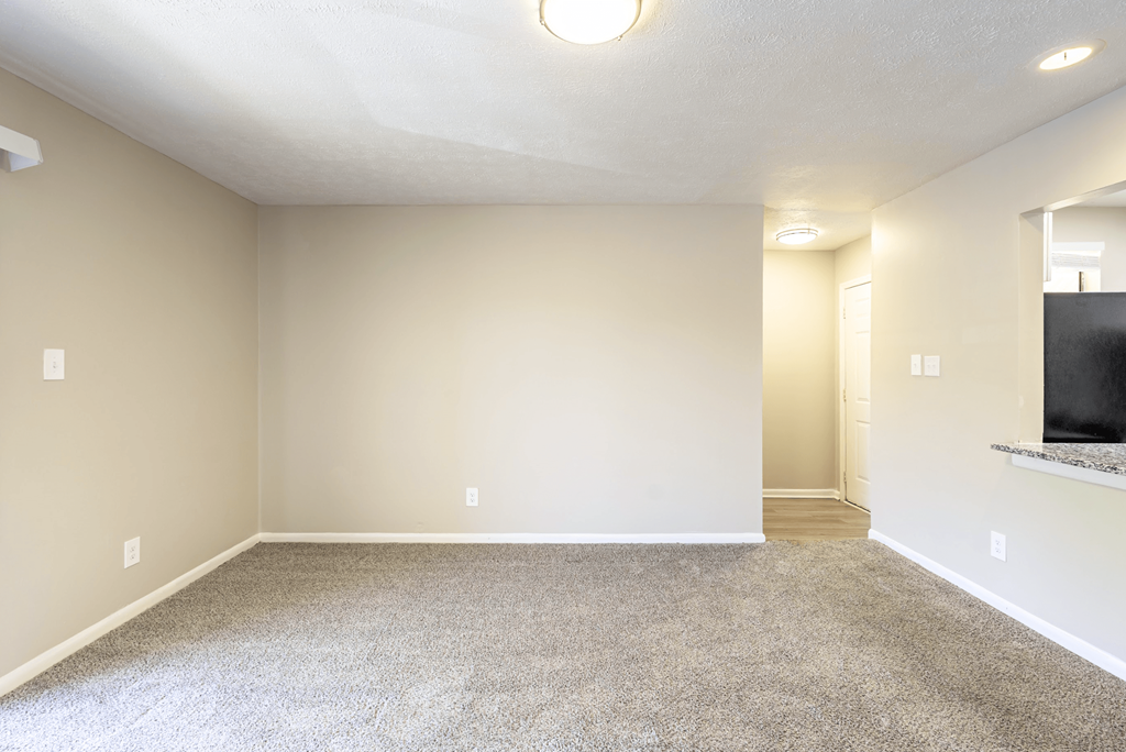 Vacant Living Area at The Hudson, Fayetteville, 28311