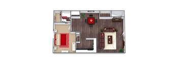 A1 Floorplan at Liberty Crossing, Jacksonville North Carolina