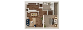 A2 Floor Plan at Lumina, Dallas, Texas