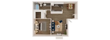 A22 Floor Plan at Helios, Dallas, TX