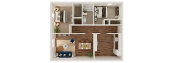 A3 Floor Plan at Lumina, Dallas, Texas