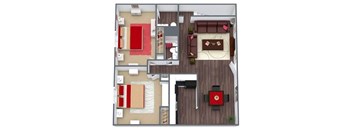 B1 Floorplan at Liberty Crossing, Jacksonville