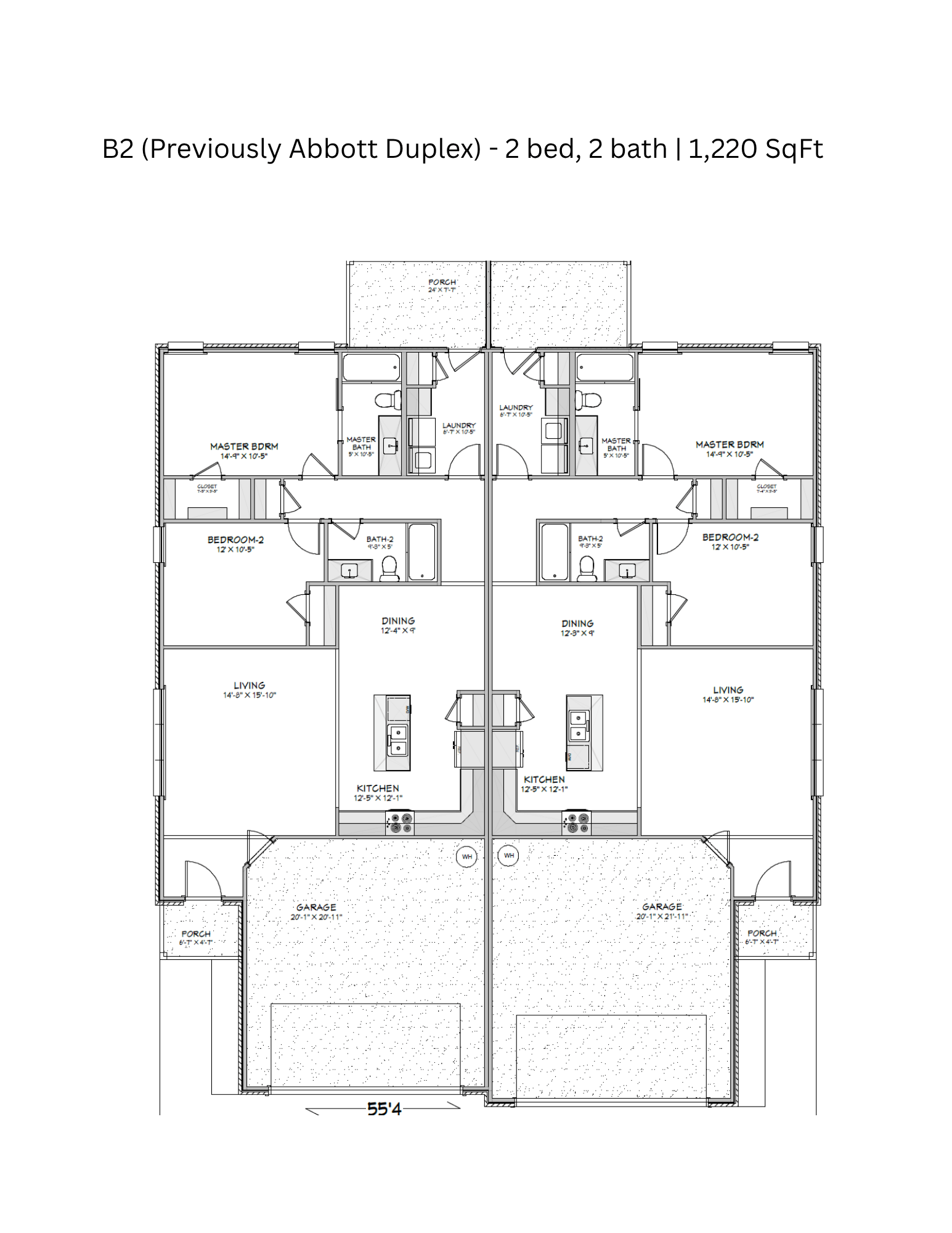 2 bed 2.5 bath at Cedar Crest Apartments, Farmington, Arkansas