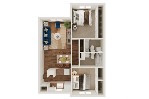 B2 Floor Planat Lumina, Dallas, TX