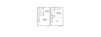 A2 Floor Plan at Lawson, Texas