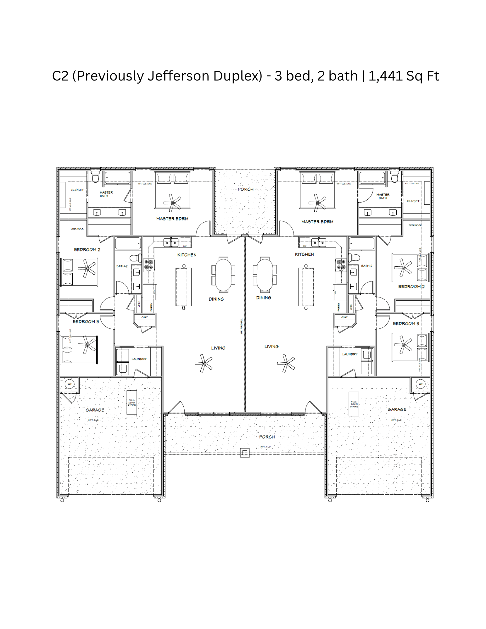 3 bed 2 bath a at Cedar Crest Apartments, Arkansas, 72730