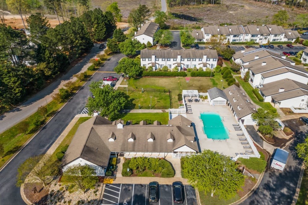 Aerial View at Rosewood at Colony Square, Rocky Mount, 27804