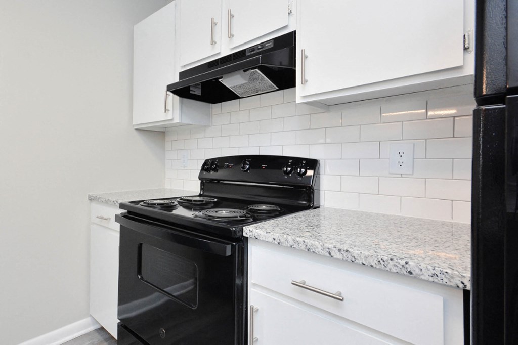 kitchen with stove and quartz countertops  at Henley, North Carolina, 28311