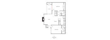 marshall 2 bedroom floor plan