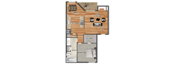1 Bed/1 Bath