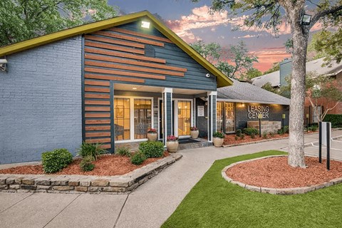Courtyard Walking Path at Cottonwood, Texas, 75240