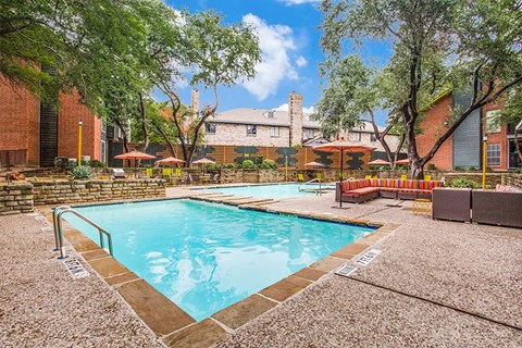 Sparkling Pool at Cottonwood, Dallas, Texas