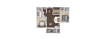 B1 Floor Plan at Henley, North Carolina, 28311