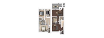 C1 Floor Plan at Henley, Fayetteville, NC, 28311
