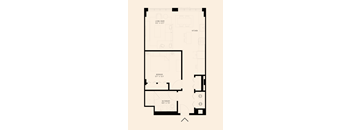 a one bedroom floor plan