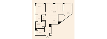a two bedroom floor plan