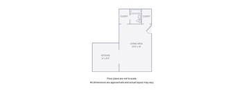 Studio Floor Plan 420 Square Feet